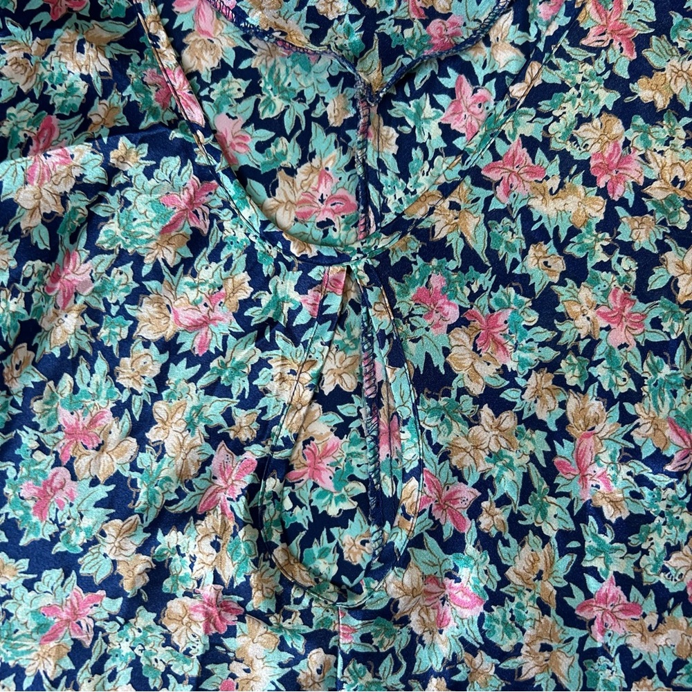 Floral Pattern Chemise Slip - Picture 3 of 4